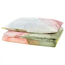 Ikea Olymptistel Duvet cover and pillowcase(s), multicolor, Twin offer