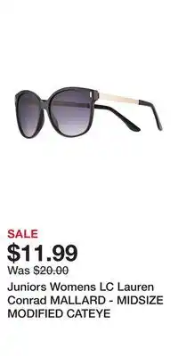 Kohl's Juniors Womens LC Lauren Conrad MALLARD - MIDSIZE MODIFIED CATEYE offer