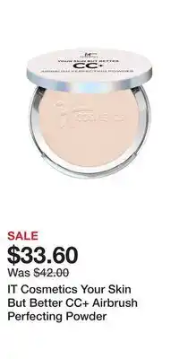 Nordstrom IT Cosmetics Your Skin But Better CC+ Airbrush Perfecting Powder offer