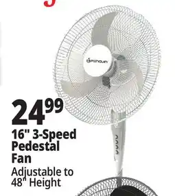 Ocean State Job Lot Penguin Pedestal Fan 16 offer