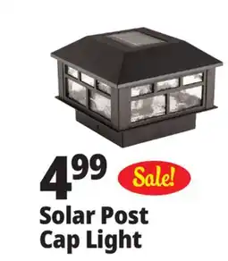 Ocean State Job Lot Solar LED Post Cap Light 5.25 offer