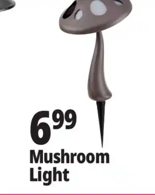 Ocean State Job Lot Outdoor Living Accents Solar LED Mushroom Light 15 offer