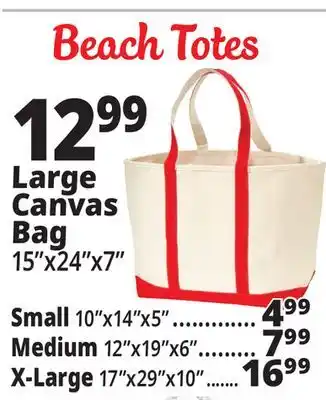 Ocean State Job Lot Large Canvas Bag offer