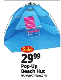 Ocean State Job Lot Instant Pop-Up Beach Tent offer