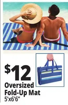 Ocean State Job Lot 2-Person Outdoor Fold-Up Mat 5'x6.5' offer