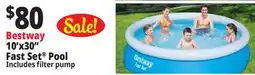 Ocean State Job Lot Bestway 10' x 30 Fast Set Above Ground Pool offer