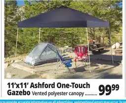 Ocean State Job Lot Ashford 11' x 11' One-Touch Pop-Up Gazebo offer