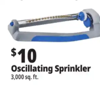 Ocean State Job Lot Tiller & Rowe Oscillating Sprinkler 3 000 sqft offer