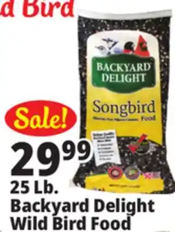 Ocean State Job Lot Backyard Delight Songbird Food 25 lbs offer