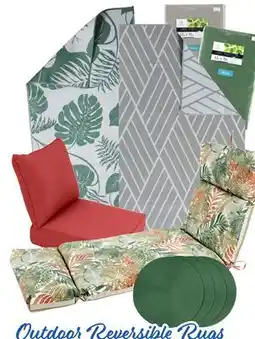 Ocean State Job Lot Outdoor Living 6' x 12' Reversible Patio Rug offer