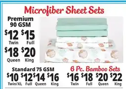 Ocean State Job Lot Microfiber Sheet Sets offer