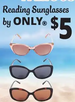 Ocean State Job Lot Reading Sunglasses by ONLY offer