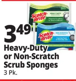 Ocean State Job Lot Heavy-Duty or Non-Scratch Scrub Sponges offer