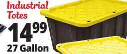 Ocean State Job Lot 27 Gallon Industrial Totes offer