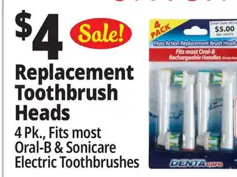 Ocean State Job Lot Replacement Toothbrush Heads offer