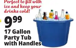 Ocean State Job Lot Party Tub with Rope Handles 17 Gal offer