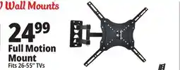 Ocean State Job Lot TechBunch Full Motion Universal Small TV Wall Mount offer