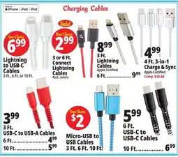 Ocean State Job Lot Charging Cables offer