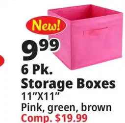 Ocean State Job Lot West Bay Fabric Storage Cubes 6 Count offer