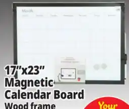 Ocean State Job Lot Wood Frame Magnetic Calendar Board 23 offer