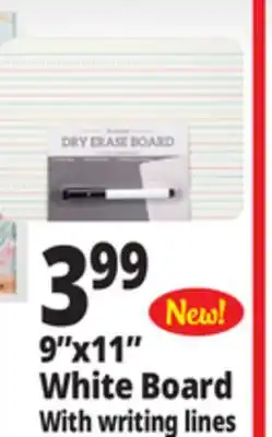 Ocean State Job Lot 9x11 White Board offer