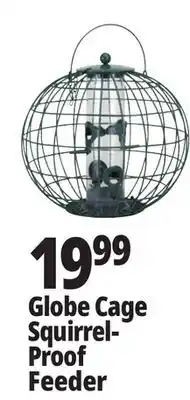 Ocean State Job Lot Yankee Trader Globe Cage Squirrel Proof Bird Feeder offer