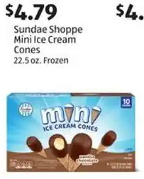 Aldi Sundae Shoppe Mini Ice Cream Cones offer