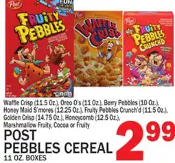 C Town POST PEBBLES CEREAL offer
