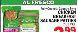 C Town AL FRESCO CHICKEN BREAKFAST SAUSAGE PATTIES offer