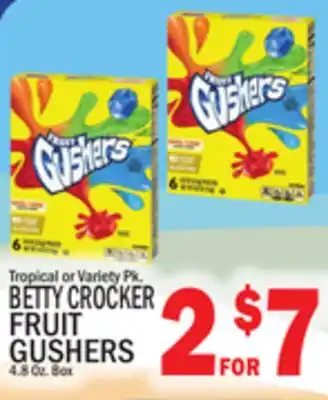 C Town BETTY CROCKER FRUIT GUSHERS offer