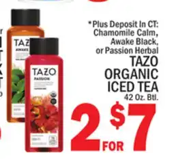 C Town TAZO ORGANIC ICED TEA offer