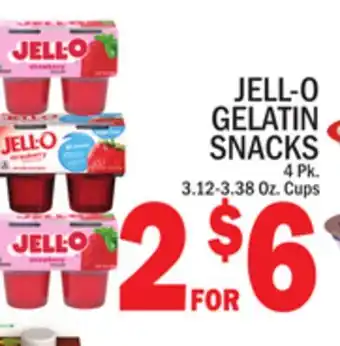 C Town JELL-O GELATIN SNACKS offer