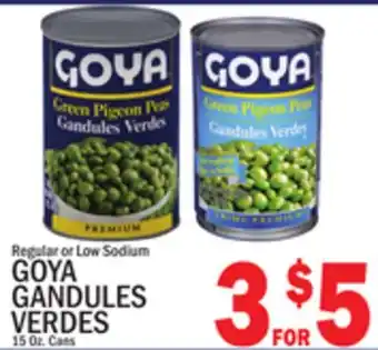 C Town GOYA GANDULES VERDES offer