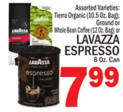 C Town LAVAZZA ESPRESSO 8 Oz. Can offer