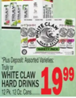 C Town WHITE CLAW HARD DRINKS offer