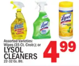 C Town LYSOL CLEANERS offer