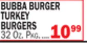 C Town BUBBA BURGER TURKEY BURGERS offer