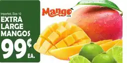 Bravo Supermarkets EXTRA LARGE MANGOS offer