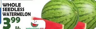 Bravo Supermarkets WHOLE SEEDLESS WATERMELON offer