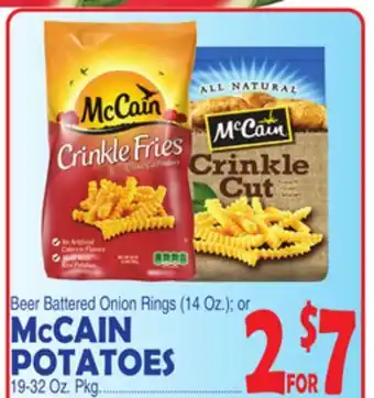 Bravo Supermarkets McCAIN POTATOES, 19-32 Oz. Pkg offer