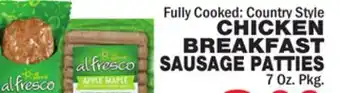 Bravo Supermarkets CHICKEN BREAKFAST SAUSAGE PATTIES offer