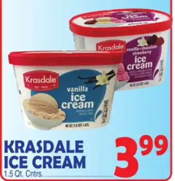 Bravo Supermarkets KRASDALE ICE CREAM offer