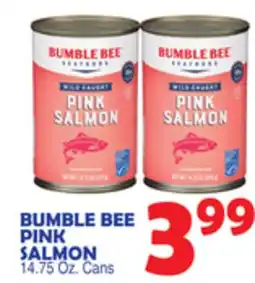 Bravo Supermarkets BUMBLE BEE PINK SALMON offer