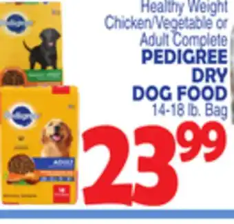 Bravo Supermarkets PEDIGREE DRY DOG FOOD offer