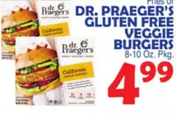 Bravo Supermarkets DR. PRAEGER'S GLUTEN FREE VEGGIE BURGERS offer