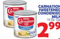Bravo Supermarkets CARNATION SWEETENED CONDENSED MILK offer