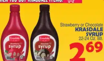 Bravo Supermarkets KRASDALE SYRUP offer