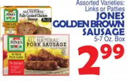 Bravo Supermarkets JONES GOLDEN BROWN SAUSAGE offer