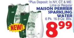Bravo Supermarkets MAISON PERRIER SPARKLING WATER offer
