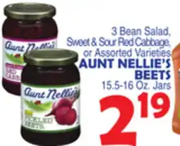 Bravo Supermarkets AUNT NELLIE'S BEETS offer